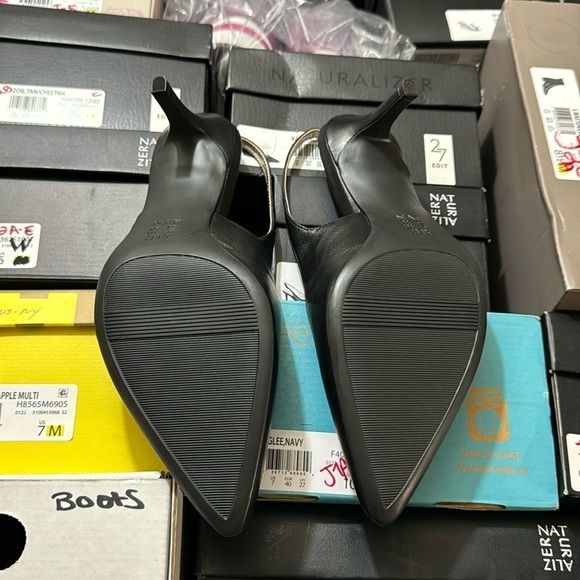 NATURALIZER EMILY EMBELLISHED SLINGBACK HEELS (WIDE) - Picture 3 of 6